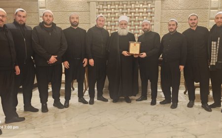 زيارة  سماحة الشيخ الدكتور سامي ابو المنى