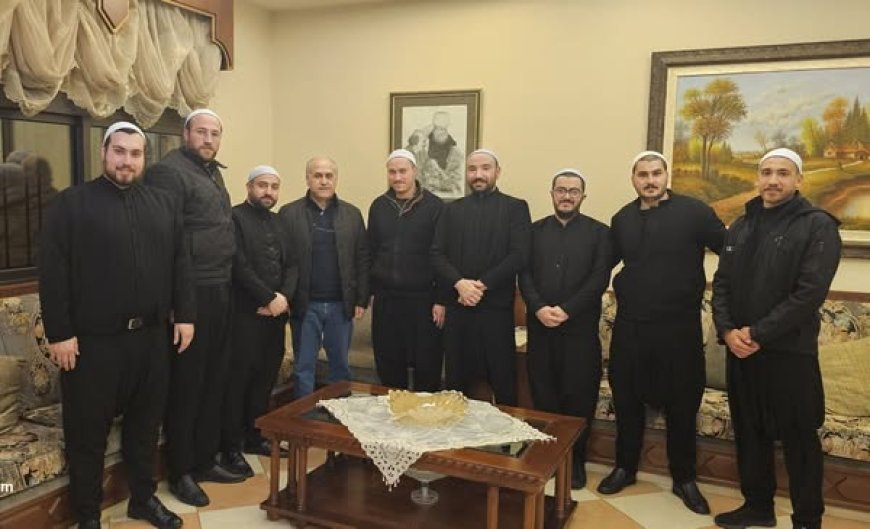 زيارة  المرجع الروحي الشيخ ابو فايز امين مكارم