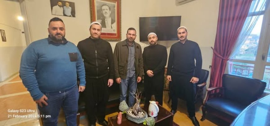 زيارة  سماحة الشيخ الدكتور سامي ابو المنى