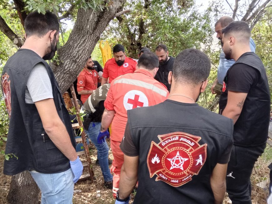 انتشال جثة في منطقة الشويفات